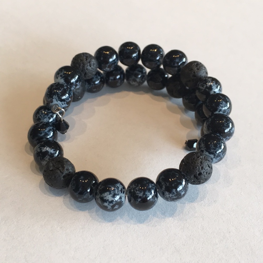 Black Diffuser Bracelet